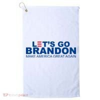 Let's Go Brandon Make America Great Again Golf Towel thumb 0