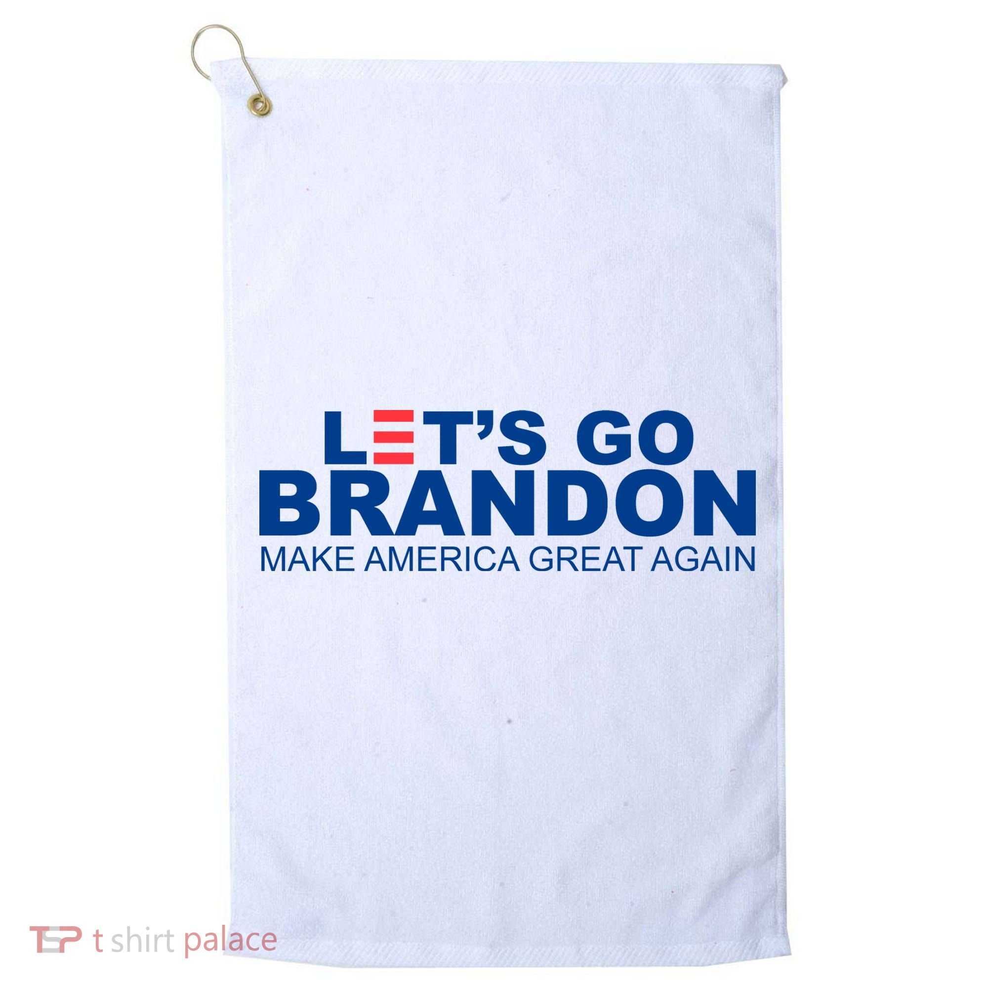 Let's Go Brandon Make America Great Again Golf Towel