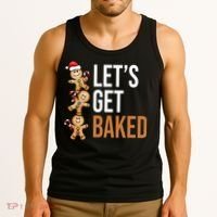 Let's Get Baked Gingerbread Cookies Tank Top thumb 3