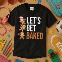 Let's Get Baked Gingerbread Cookies Kids T-Shirt thumb 3