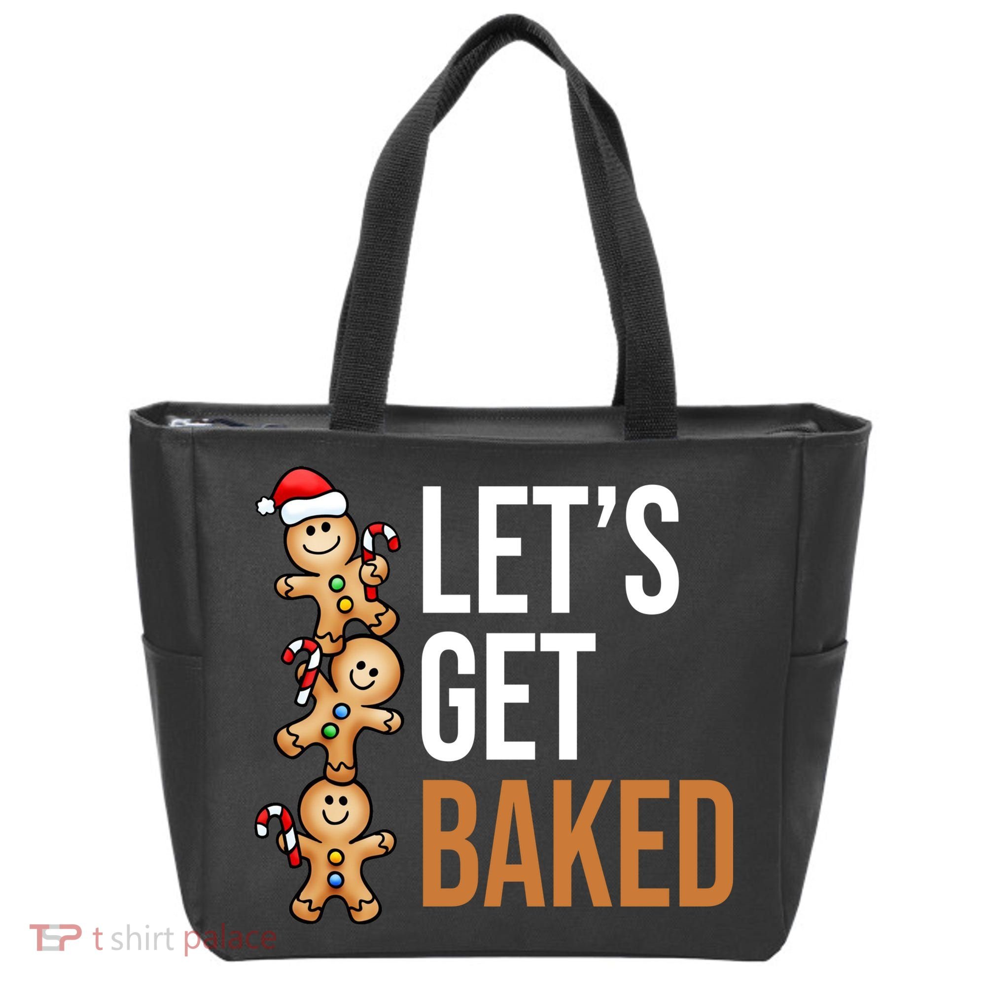 Let's Get Baked Gingerbread Cookies Tote Bag