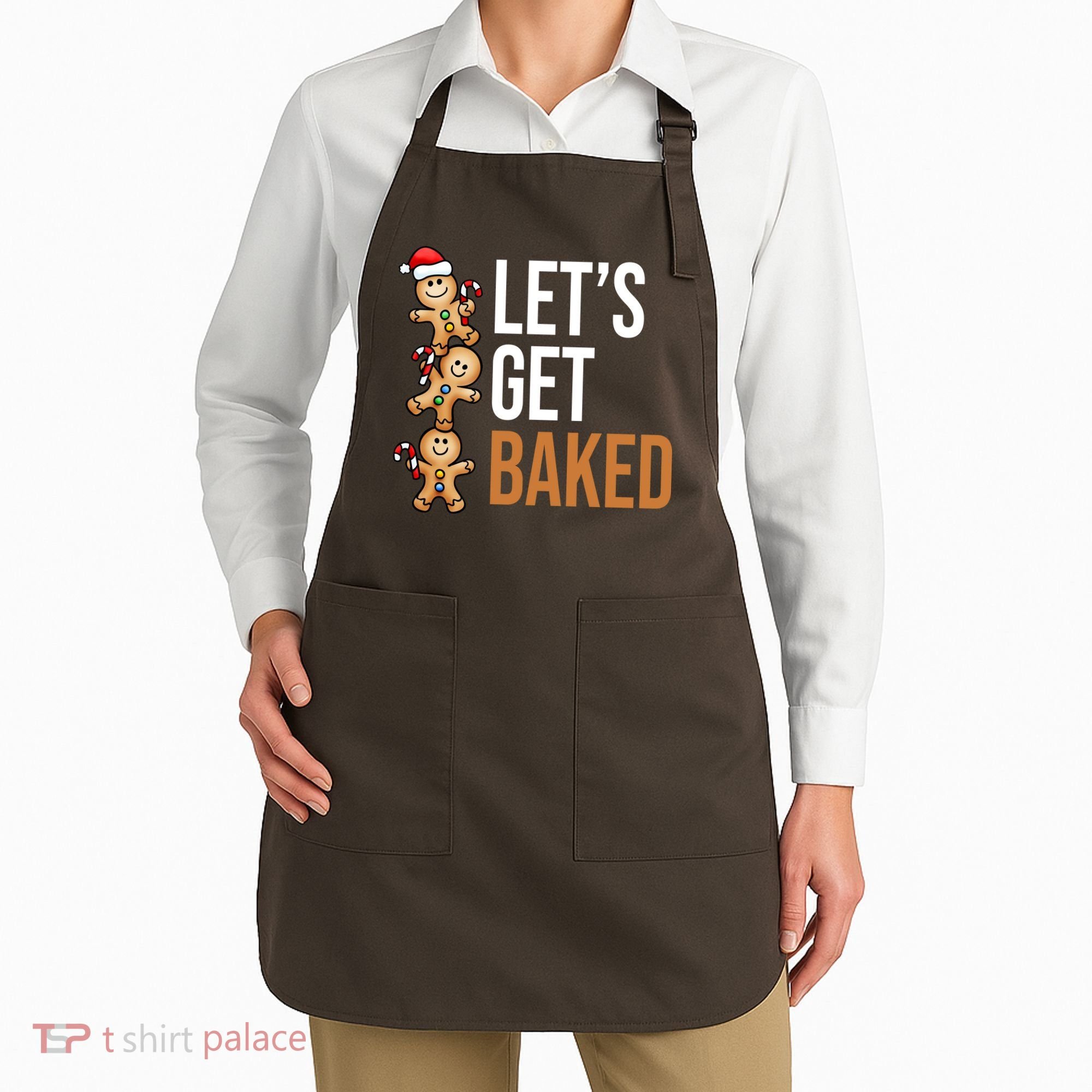 Let's Get Baked Gingerbread Cookies Apron