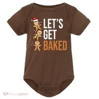 Let's Get Baked Gingerbread Cookies Baby Bodysuit thumb 0