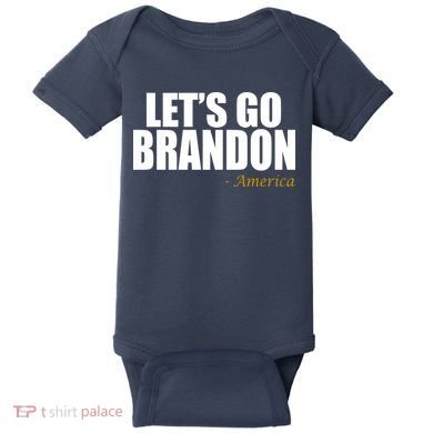 Let's Go Brandon, America Baby Bodysuit