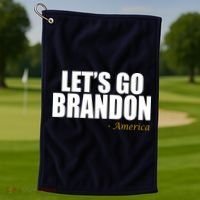 Let's Go Brandon, America Golf Towel thumb 1