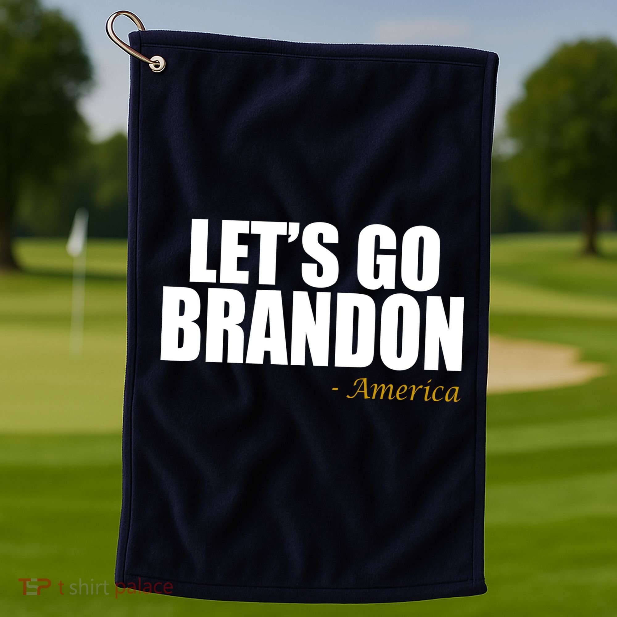 Let's Go Brandon, America Golf Towel