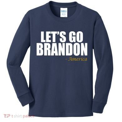 Let's Go Brandon, America Kids Long Sleeve Shirt
