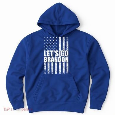 LetS Go Brandon Conservative Anti Liberal Us Flag Gift Hoodie