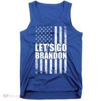 LetS Go Brandon Conservative Anti Liberal Us Flag Gift Tank Top thumb 0