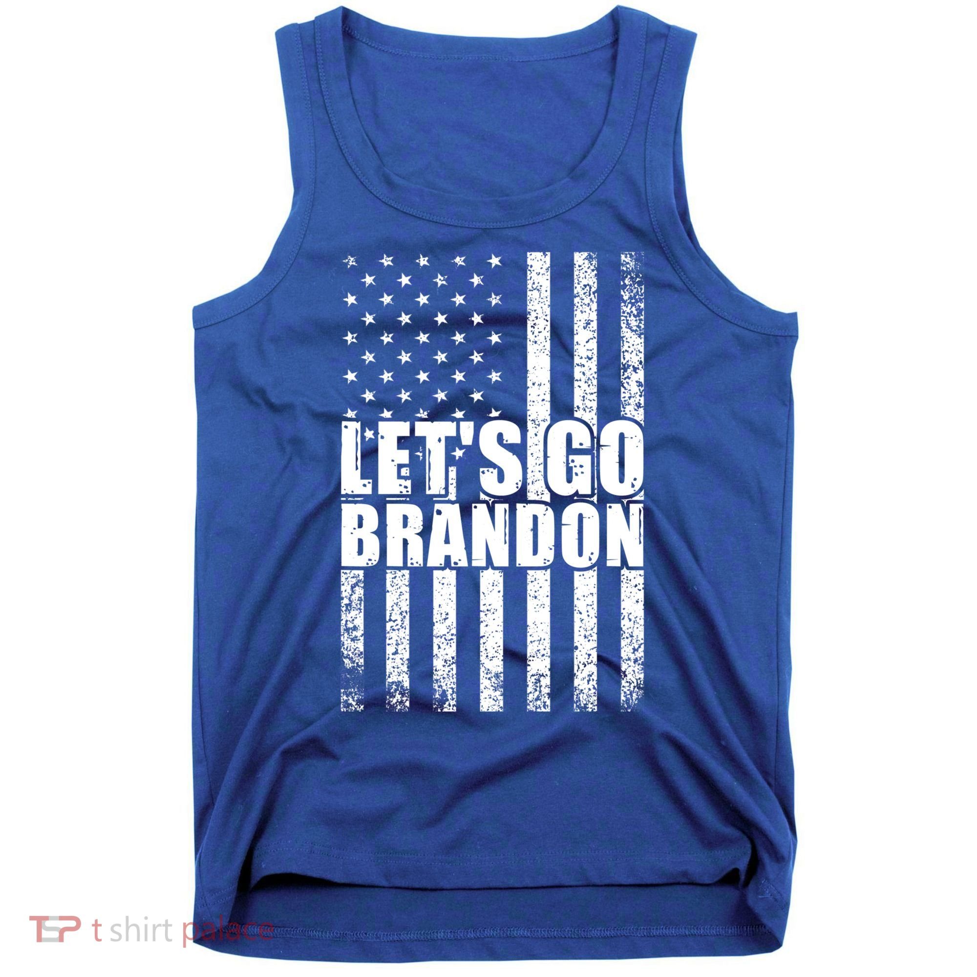 LetS Go Brandon Conservative Anti Liberal Us Flag Gift Tank Top