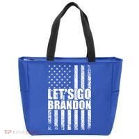 LetS Go Brandon Conservative Anti Liberal Us Flag Gift Tote Bag thumb 0