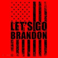 LetS Go Brandon Conservative Anti Liberal Us Flag Gift Santa Hat thumb 1