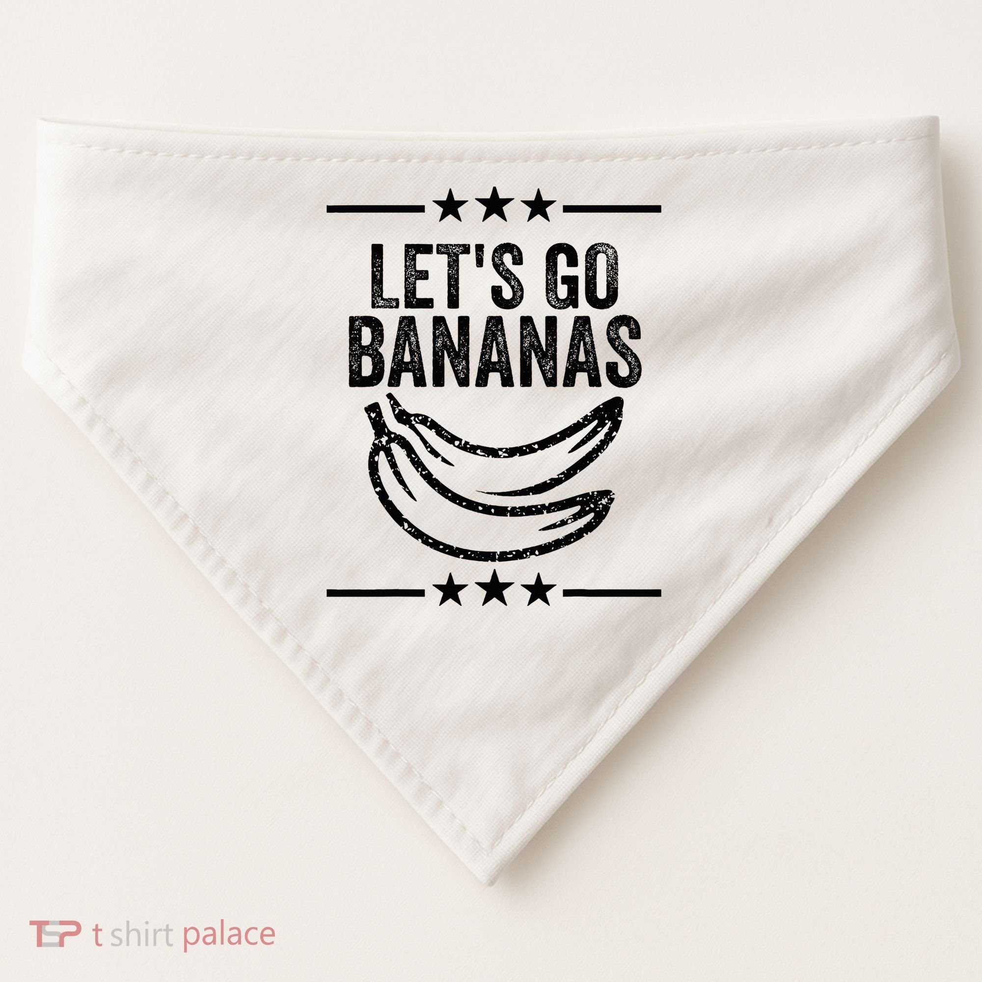 Lets Go Bananas USA-Made Doggie Bandana