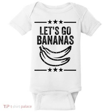 Lets Go Bananas Baby Bodysuit