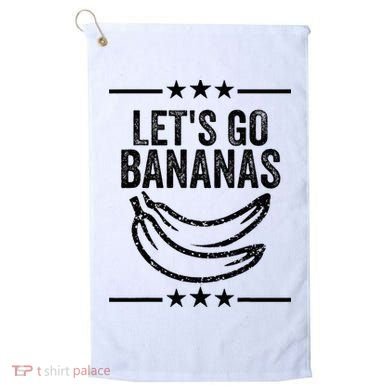 Lets Go Bananas Golf Towel