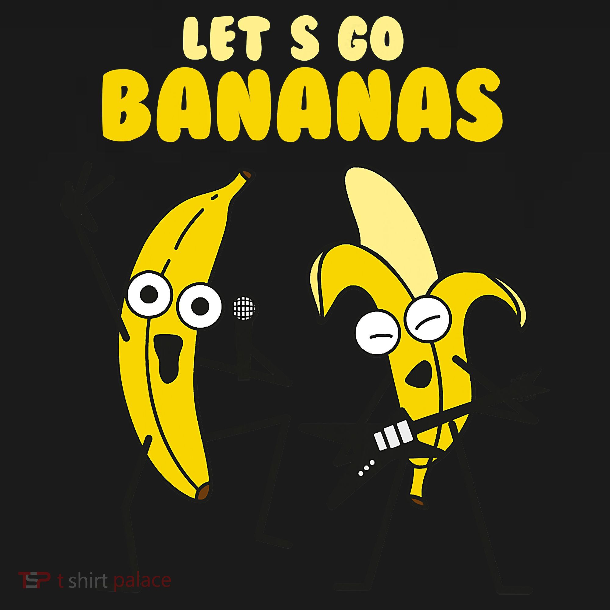 Let's Go Banana Squad Funny Dancing Banana Visor