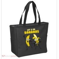 Let's Go Banana Squad Funny Dancing Banana Tote Bag thumb 2
