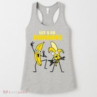 Let's Go Banana Squad Funny Dancing Banana Women's Tank Top thumb 0