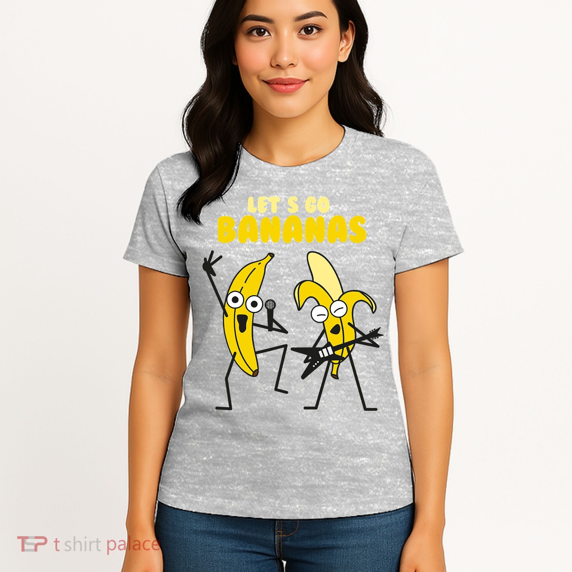 Let's Go Banana Squad Funny Dancing Banana Women's T-Shirt