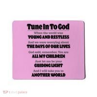 Let God Be Your Guide Classic Tv Soap Operas Mousepad thumb 0