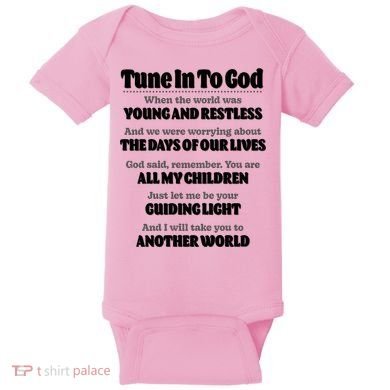 Let God Be Your Guide Classic Tv Soap Operas Baby Bodysuit