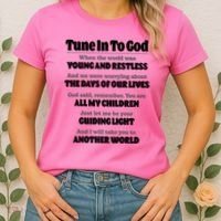 Let God Be Your Guide Classic Tv Soap Operas Women's T-Shirt thumb 2