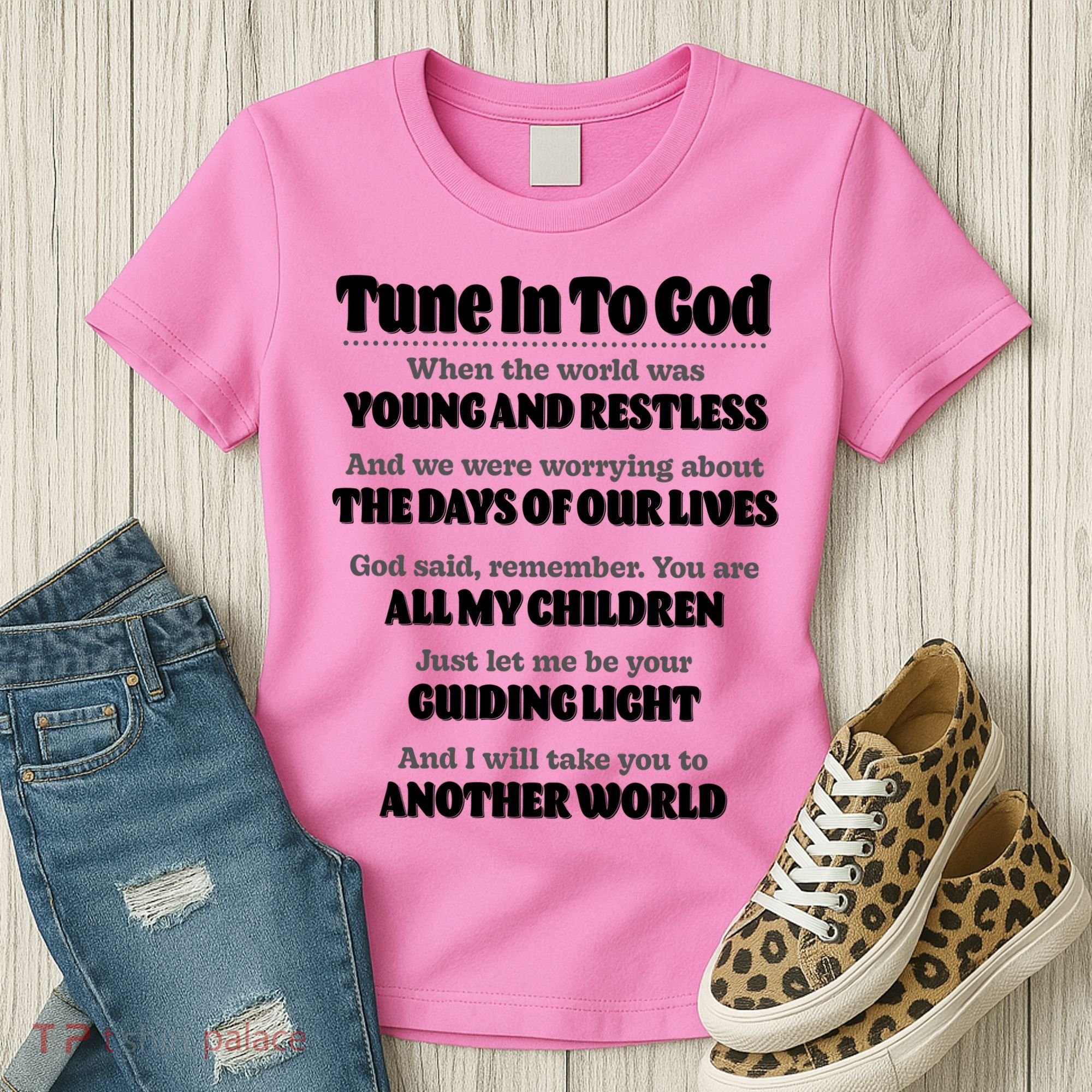 Let God Be Your Guide Classic Tv Soap Operas Women's T-Shirt