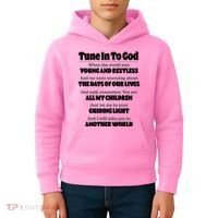 Let God Be Your Guide Classic Tv Soap Operas Kids Hoodie thumb 4