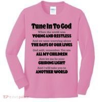 Let God Be Your Guide Classic Tv Soap Operas Kids Long Sleeve Shirt thumb 0