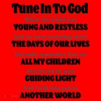 Let God Be Your Guide Classic Tv Soap Operas Santa Hat thumb 2