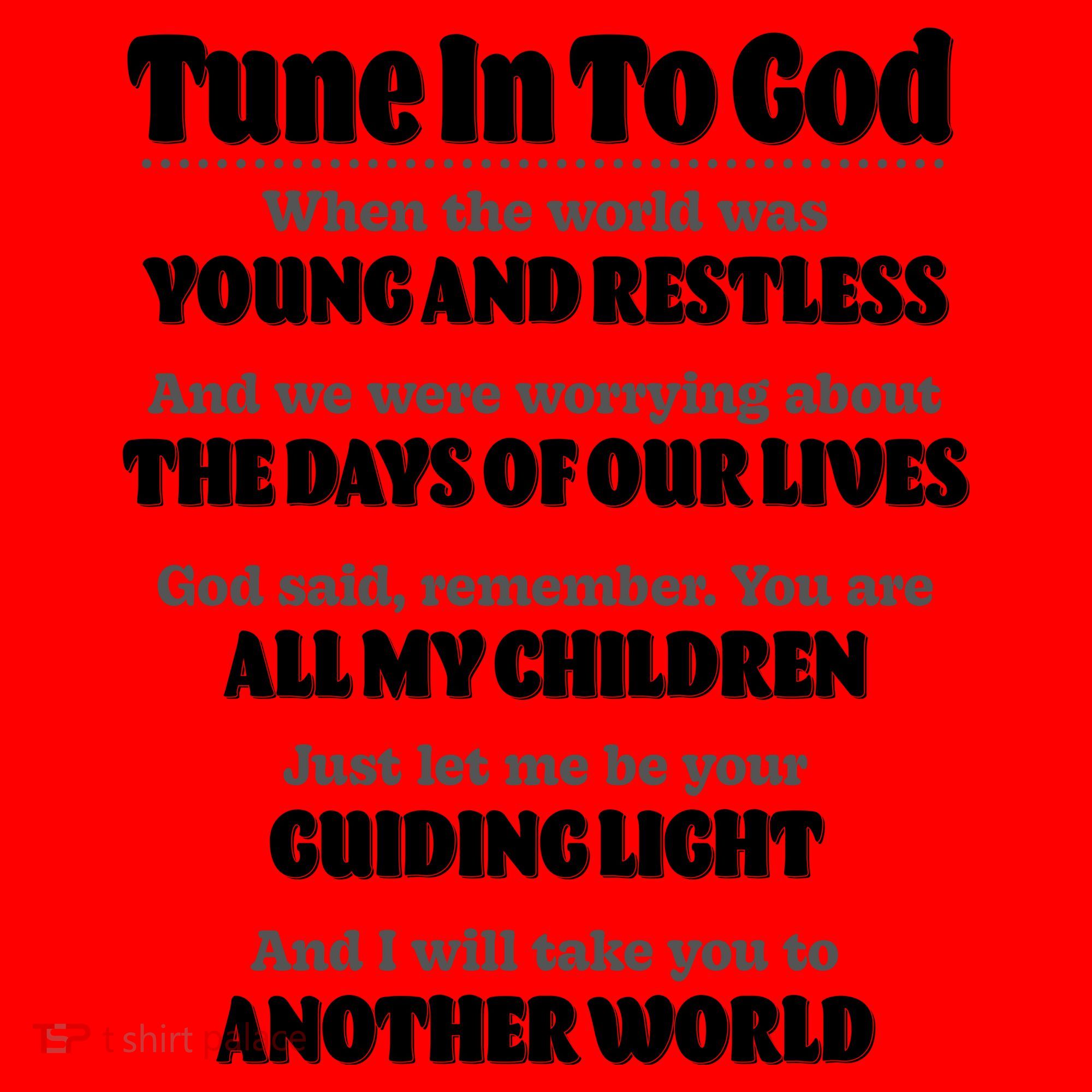 Let God Be Your Guide Classic Tv Soap Operas Santa Hat
