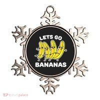 Let's Go Banana Squad Funny Dancing Banana Matching Team Ornament thumb 0