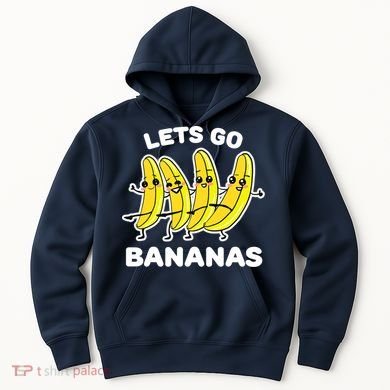 Let's Go Banana Squad Funny Dancing Banana Matching Team Hoodie