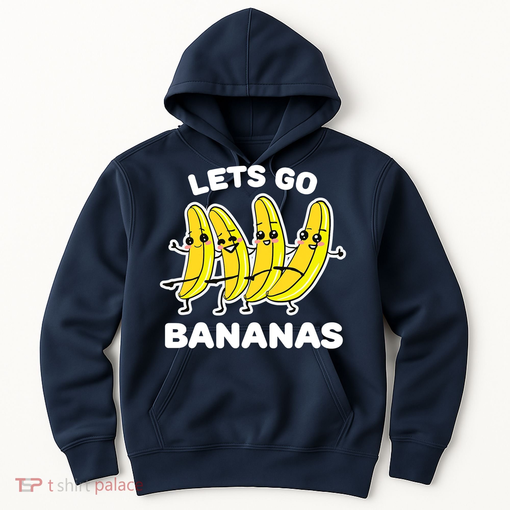 Let's Go Banana Squad Funny Dancing Banana Matching Team Hoodie