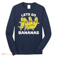 Let's Go Banana Squad Funny Dancing Banana Matching Team Long Sleeve Shirt thumb 0