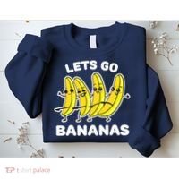 Let's Go Banana Squad Funny Dancing Banana Matching Team Sweatshirt thumb 2