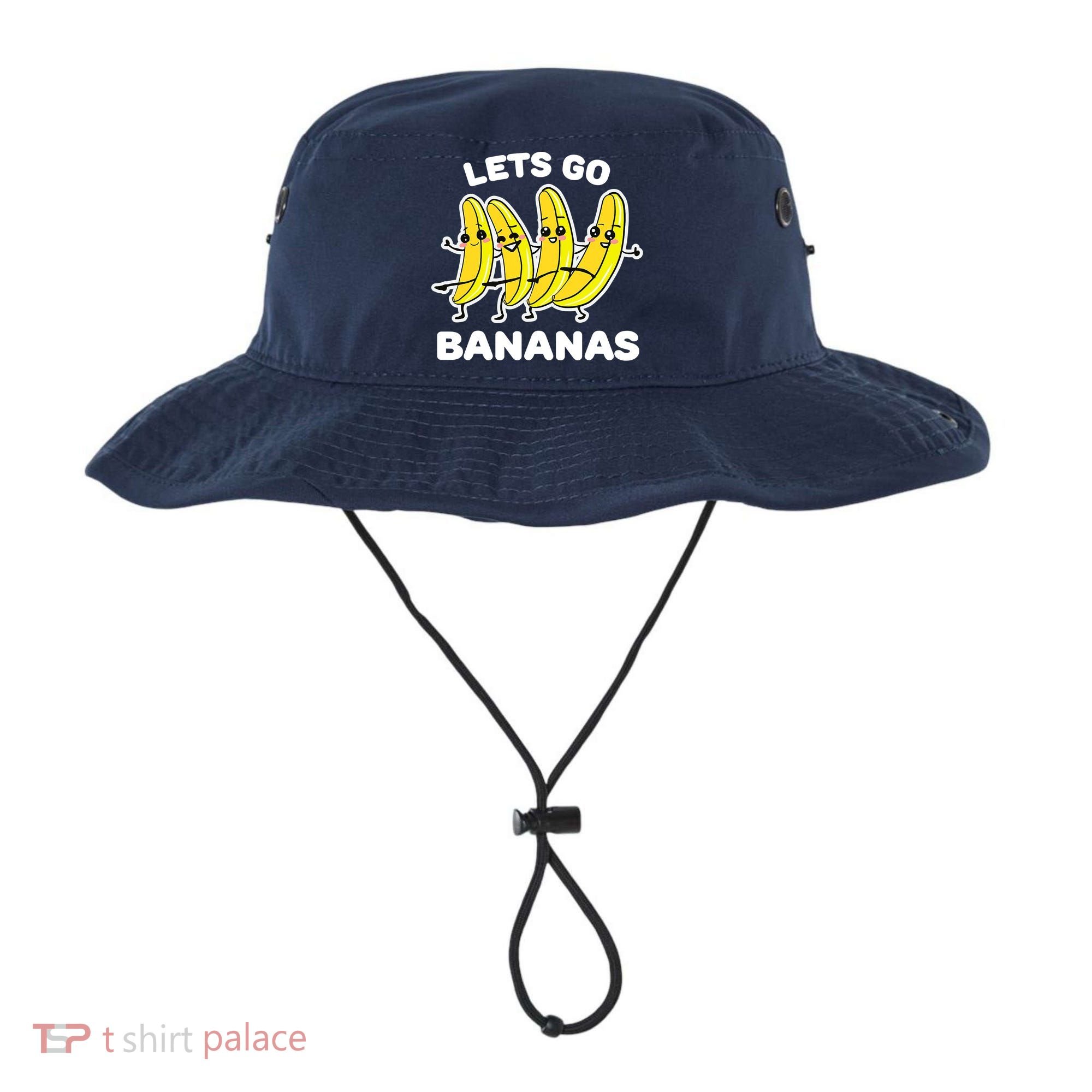 Let's Go Banana Squad Funny Dancing Banana Matching Team Bucket Hat