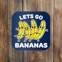 Let's Go Banana Squad Funny Dancing Banana Matching Team Coaster thumb 0