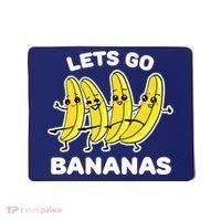 Let's Go Banana Squad Funny Dancing Banana Matching Team Mousepad thumb 0