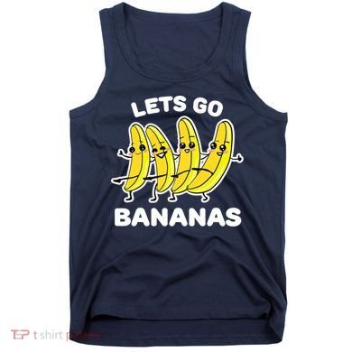 Let's Go Banana Squad Funny Dancing Banana Matching Team Tank Top