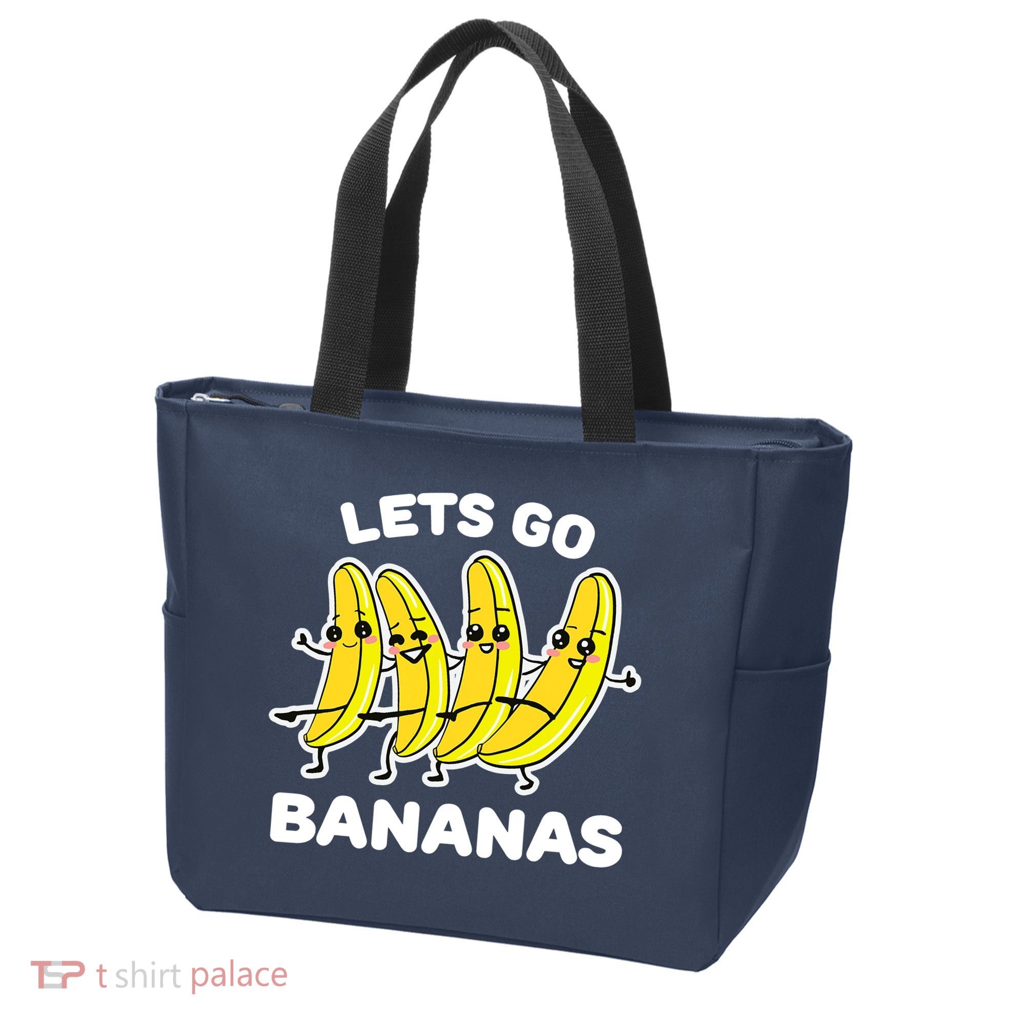 Let's Go Banana Squad Funny Dancing Banana Matching Team Tote Bag
