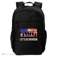 Let's Go Brandon Military Troops American Flag Backpack thumb 0