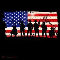 Let's Go Brandon Military Troops American Flag Coffee Mug thumb 5