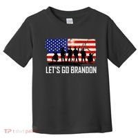 Let's Go Brandon Military Troops American Flag Toddler T-Shirt thumb 0