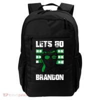 Lets Go Brandon St Patrick's Day Trump Beer America Flag Backpack thumb 0