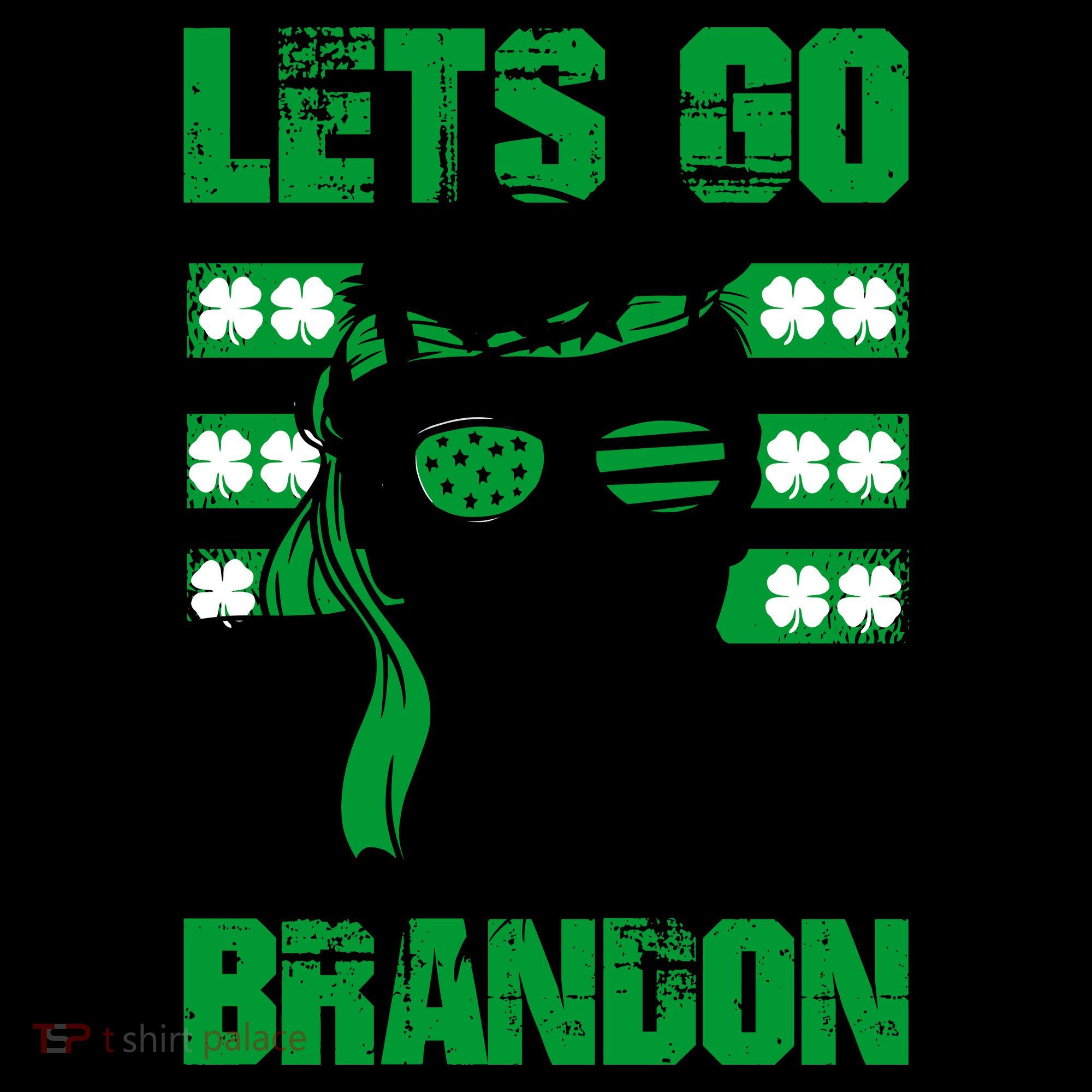 Lets Go Brandon St Patrick's Day Trump Beer America Flag Coffee Mug