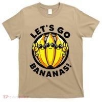 Lets Go Bananas Cute Yellow Banana Lover Fruit Funny Bananas T-Shirt thumb 0