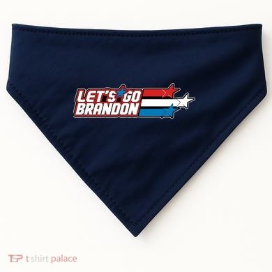 Let's Go Brandon LGB Star Logo USA-Made Doggie Bandana