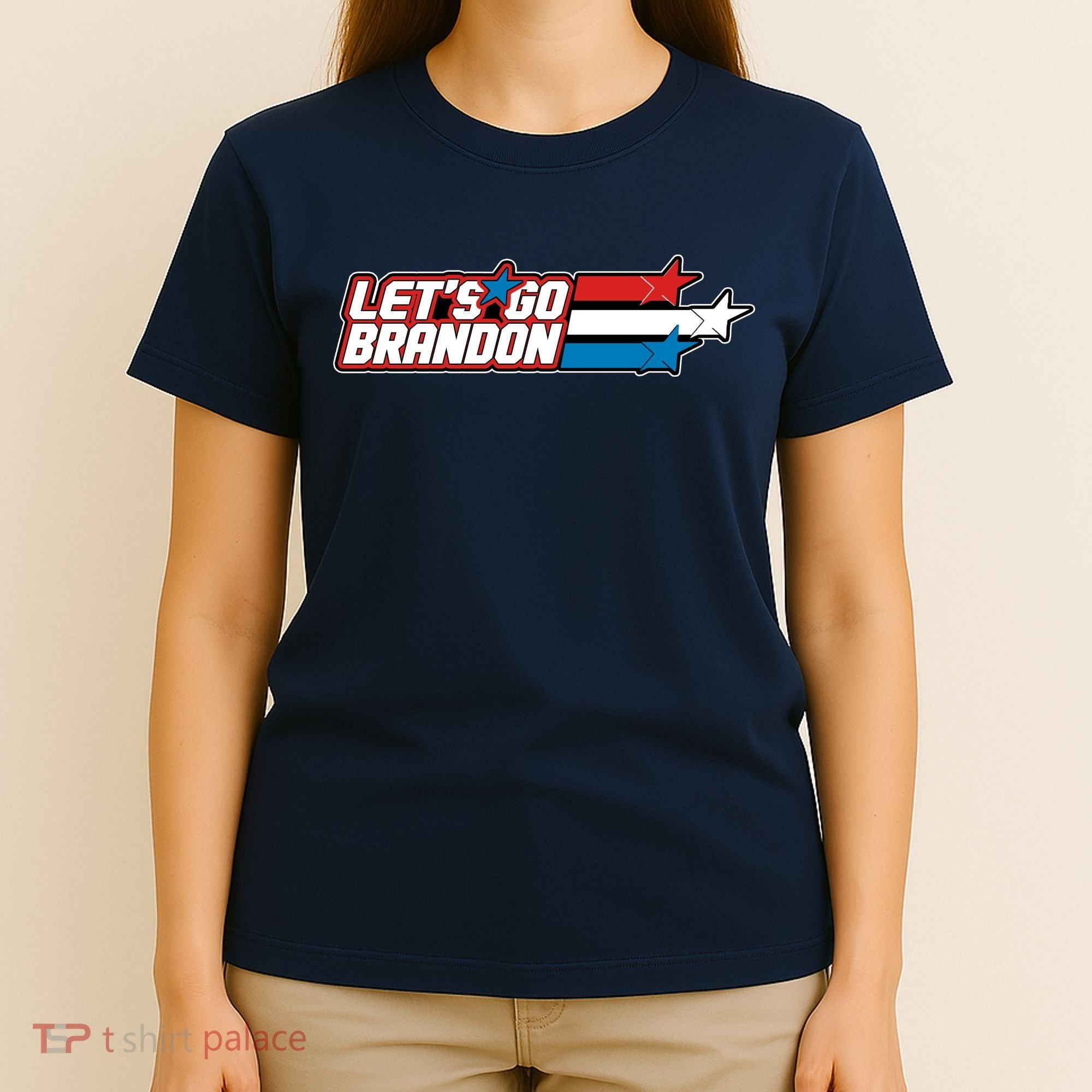 Let's Go Brandon LGB Star Logo T-Shirt