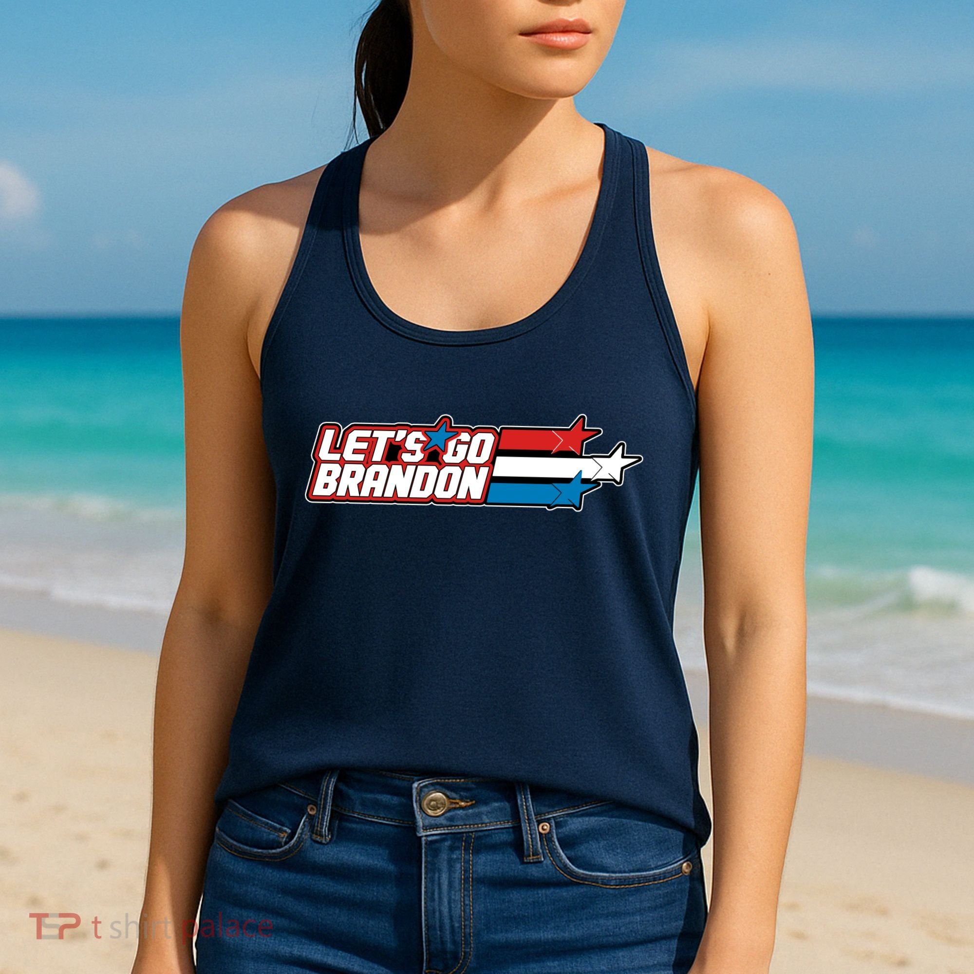Let's Go Brandon LGB Star Logo Women's Tank Top